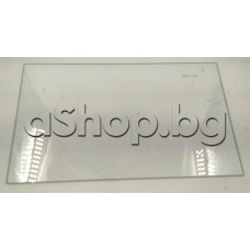 Стъкло 457x285x3.2mm за рафт на хладилник ,Beko DSA-34000 ,CS230030 ,RCSA330K30W,CN232230X ,RSSA290M31WN