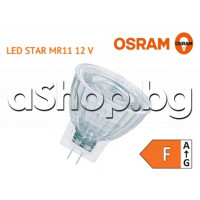 Лампа parathom LED 20W/2.5W-LED,12V,2700K,MR11 20 36° ,184lm ,400cd , d35xH36mm,GU4 тип-луничка от аспиратор,AEG ,Electrolux,Zanussi,Faber