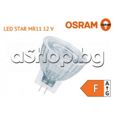 Лампа parathom LED 20W/2.5W-LED,12V,2700K,MR11 20 36° ,184lm ,400cd , d35xH36mm,GU4 тип-луничка от аспиратор,AEG ,Electrolux,Zanussi,Faber