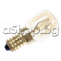 25W/240VAC, Лампа за фурна на готварска печка с цокъл-Е14 за 300°C,125-150lm,3000K, d22x48mm,SKL LMP101UN
