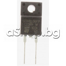 Si-Di,S-L,600V,If(av)-8A,<75nS, ultra-fast, TO-220FP ,STMicroelectronics STTH8L06FP