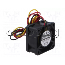 Вентилатор с ролков лагер,40x40x20mm,24VDC,18.63/h,11000rpm ,130mA,3.12W,с кабел 3-извода,42dBA,Sanyo Denki 109P0424D601