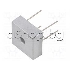Gl-Br,1000V,50.0A,4-SQUARE,MB-25W ,29x29x11.2m, KBPC5010W DC Components