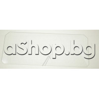 Стъкло 466x188x4mm над нупата за плодовете от хладилник,Indesit RAA24NEU ,R24,BD2622HA ,FR298AP ,RLAAV21P