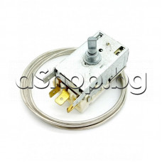 Термостат K59-L2543 със съпротивление с къс осезател-0.7м,3-изв. x 6.35mm за хладилници,Liebherr,Bosch ,Siemens ,Balay