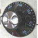 Върток-копче черно d50xH23.5mm за терморегулатори 50-300°C, със скосена ос d6mm ,EGO EGO 0000.524.807