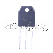 IGBT-N chan.+ anti paralel diode,600V,40A(25°C)/80A(110°C), 280W,Tf=50nS (150°C), TO-247 ,Collmer BT40T60 ANF