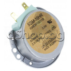 Мотор SSM-16HR за чиния на МВП,21VAC,50/60Hz,2.5/3 rpm,3.0W,ос d 7x8mm пластмасова скосена ,LG,Samsung