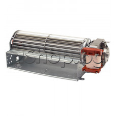 Електро двигател + вентилатор(турбина d60x180mm) дясна 220VAC/50Hz,18W, за хладилни витрини,AKSA MOD-AKS 680