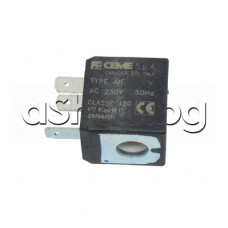 Бобина за елмагнитен клапан Olab 09000BH-K5FV,230VAC/50Hz,9-12.5VA,30x22x27.5mm от малки уреди- кафемашини/парогенератори и други подобни