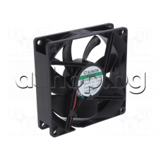 Вентилатор- с втулков лагер, 92x92x25mm,12VDC,110m3/h, 230mA, 3900RPM,41.6dBA,2.76W,Sunon PF92251V3-A99-A