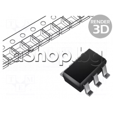 Quad transil aray ,4 unidirectional ESD protection 5.3V,Ppp-400W,Vpp-30KV,Ipp-22a, SOT23-6L ,STM ESDA5V3SC6,code: ES53