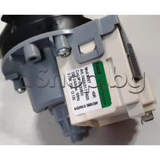 Помпа за вода Askoll M327 к-т с тръбна част,220VAC/50Hz,25W,0.15A,Cl.155,на пералня ,Indesit EWME147Uk,Ariston,Whirlpool