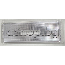 Предпазно стъкло 62x175mm от осветлението на аспиратор,Tesy SL 102 2T 60 WX,CH 20X, FS 40X, SL 10X,Silverline