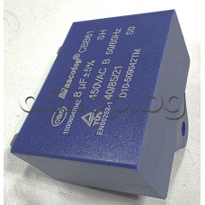 8.0uF/450VAC,50/60Hz, ±5%,+85°C,тип CBB61,закрепване с ухо, изводи клеми  4x4.68мм, Polypropylene Film Capacitor,Mascotop 40/85/21