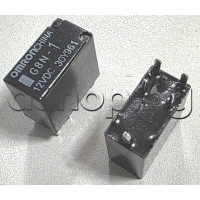 Реле електромагнитно G8N-1-серия 12VDC/130om,14VDC/25-30A,SPSTx 1-КГ(НО/НЗ),14x7.1xH13.8mm,5-извода ,Omron G8N-1 DC12V /30Y961