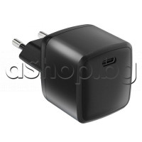 Зарядно у-во с изход USB-C (MW PD30AGNU) ,In. 100-240VAC/50-60Hz,1.0A,изход Out.5V,9V,15V,20V -3A ,универсално за SONY и много други марки