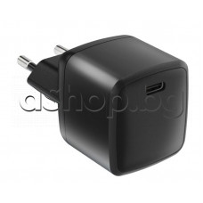 Зарядно у-во с изход USB-C (MW PD30AGNU) ,In. 100-240VAC/50-60Hz,1.0A,изход Out.5V,9V,15V,20V -3A ,универсално за SONY и много други марки