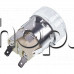 Плафон с крушка 25W и цокъл на фурна от готварска печка,Gorenje BC6715E02WK ,BI64223PX