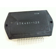 IC ,2xNF-E,class  ,±61V,2x80W(2x80W/0.4%THD/±42V/6om),16-SIL,Sanyo STK-401-110