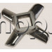 Нож Nr.5 с 4-пера(47xH9.3mm,квадрат 9.3x9.3mm) за месомелачка,Zelmer 886.5,986,686.5,Bosch,Philips