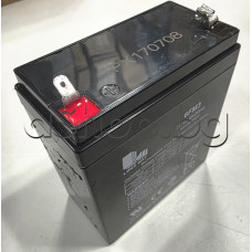 Оловно-киселинен акумулатор 12V/3.0Ah/20Hr, 90.5x47.5xH100mm,изводи кабелни обувки 4.8мм,6FM3 Long Way MH46789