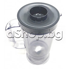 Кана пластмасова комплект с капак за блендер от кухненски робот,Kenwood FDM71.450SS/0W22011054