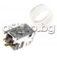 Термостат 077B6730 за двукамерен хладилник осезател -1.0м,4-извода (2-на късо) за хладилник,250VAC/50Hz,6A,Danfoss,AEG,Electrolux,Zanussi Термостат 077B6730 за двукамерен хладилник осезател -1.0м,4-извода (2-на късо) за хладилник,250VAC/50Hz,6A,Danfoss,AEG,Electrolux,Zanussi