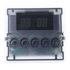 Таймер-модул RED с 5 бутона и LED дисплей 16A/250VAC за готварска печка ,Vestel ,Finlux FX800A-DK,Crown
