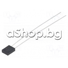 Термопредпазител за A1-5A-F ,102°C тип RH, 250V/5A, малък квадратен 3x6.2x6.3mm,изводи - 55мм Aupo TZ P-102 5A