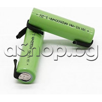 R6/AA,1.2V/2600mAh, NI-MH-акумулаторна батерия без пъпки с изводи за пакет,+XH Ni-MH-AA/2600mAh 1.2V R6/AA,1.2V/2600mAh, NI-MH-акумулаторна батерия без пъпки с изводи за пакет,+XH Ni-MH-AA/2600mAh 1.2V