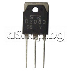 Si-N ,NF/SL,120V, 25A, 120W, B>2000 ,20MHz,TO-3P, SanKen 2SD2083