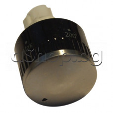 Пуш бутон d33xH24.5/48.5mm за градусите на фурна NEO NOB-4 INOX ,Vestel