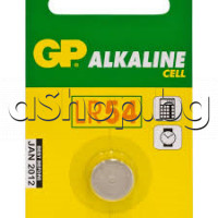 1.55V/65mAh,d11.6x3.05mm, LR54 Алкална батерия-тип паричка,GP LR54 , LR1130,V10GA 1.55V/65mAh,d11.6x3.05mm, LR54 Алкална батерия-тип паричка,GP LR54 , LR1130,V10GA