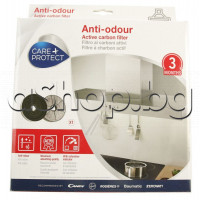 Филтър активен въглен KFC6918 /178CP, d170x33mm на aспиратор,Candy CVMA60B,Hoover