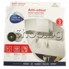 Филтър активен въглен KFC6918 /178CP, d170x33mm на aспиратор,Candy CVMA60B,Hoover