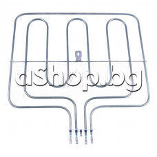 Двоен нагревател-горен 2600(1200+1400)W,230VAC,405x400mm от готварска печка,Vestel,Crown FCM-600A,NEO,Finlux,Lino,Eurolux