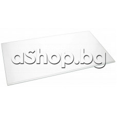 Стъклен рафт (малък xx mm) над  най долното чекмедже  от фризерна част на хладилник , Beko CNE520E20X