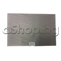 Вътрешен филтър без алуминиева рамка с 2-закопчалки за аспиратор 600x410x3 mm универсален, Concepta ,Silverline,Tesy, Sifim