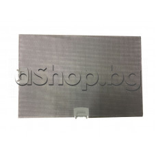 Вътрешен филтър без алуминиева рамка с 2-закопчалки за аспиратор 600x410x3 mm универсален, Concepta ,Silverline,Tesy, Sifim