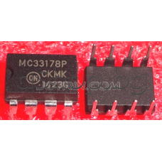 IC ,OP-Dual  ,2-18V ,Low power ,2-Channel ,5MHz ,-40°...+85°C, 8-DIP ,ON Semoconductor MC33178PG