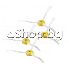 Комплект IR07 от 4 бр. въртящи се четки за прахосмукачка робот,I-Robot Roomba 630 ,Series 500/600