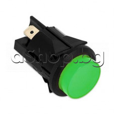 Ключ-бутон SB-60,1625 кръгъл-светещ пусков (със задържане) за монтаж на панел от кафемaшина,250VAC/16A,4-pin x 6.35mm,Brasilia Club I/II