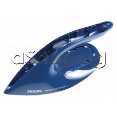 Капак-корпус  комплект върху плочата-син за ютия,Philips GC7846/80