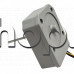 Вентилатор-мотор за фризерна част  RDD056X21 ,DC12V/0.51A ,6.15W за no-frost хладилник , LG LBNC12551V ,LTNC08121V ,LTCS24223D