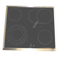 Стъклен плот 576x516mm с рамка за 4 плочи от стъклокерамичен плот,AEG HE604070XBCT0