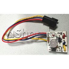 Светлинен индикатор с LED двуцветен  платка с куплунг -3 кабела за мини бойлер Tesy GCU 0715 G01 RC