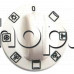 Врътка(бяла) d49xH24mm(за ос d6mm)за режимите 0+7 на фурна от готварска печка, Gorenje ,Korting