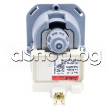 Помпа за вода T2107  на пералня-универсална без тръбна част,220VAC/50Hz,30W,0.18A,Askoll Art.RC0554, cod.665323,Gorenje W7523(392225/06)