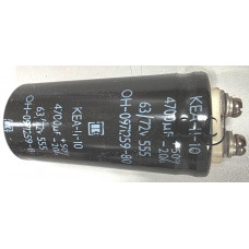 4700uF/63/72V,Електролитен кондензатор радиален,Тип KEA-II-10,d41x86/97mm,-25....+85°C,с болтчета на изводите M5